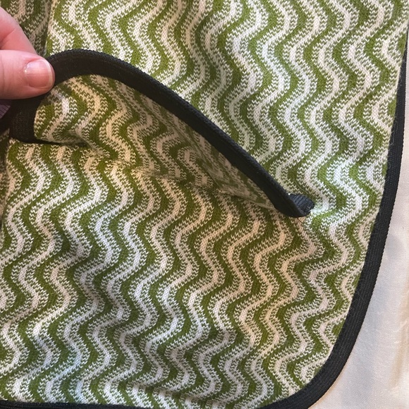 Vintage Retro Green Striped Jacket 1960s or 1970s Blazer - Picture 10 of 15